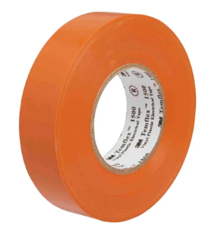 CINTA AISLANTE PVC. NARANJA